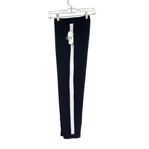 NWT Buffalo David Bitton Black Pants - Women's Size 0 - WB1139 White Side Stripe